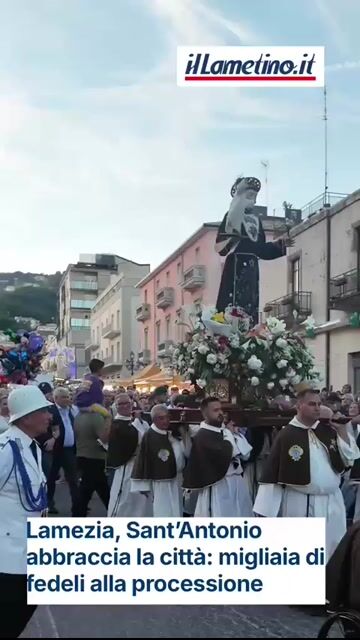 Lamezia, Sant’Antonio abbraccia la città: migliaia di fedeli
